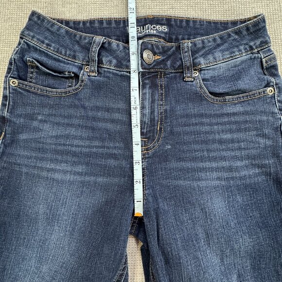 Maurices Womens Blue Bootcut Jeans Size 4 Long Stretch Denim Mid Rise 5 Pockets - Picture 9 of 13